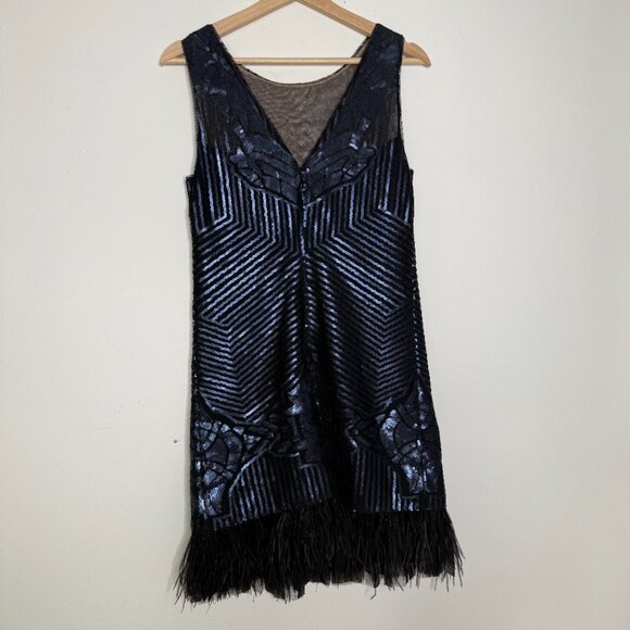 BCBGMaxazria | Caterina Navy Flapper Dress - XS - Picture 7 of 7
